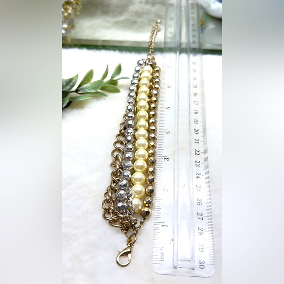 Premier Designs Gold Tone 6 Strand Bracelet - Picture 7 of 10